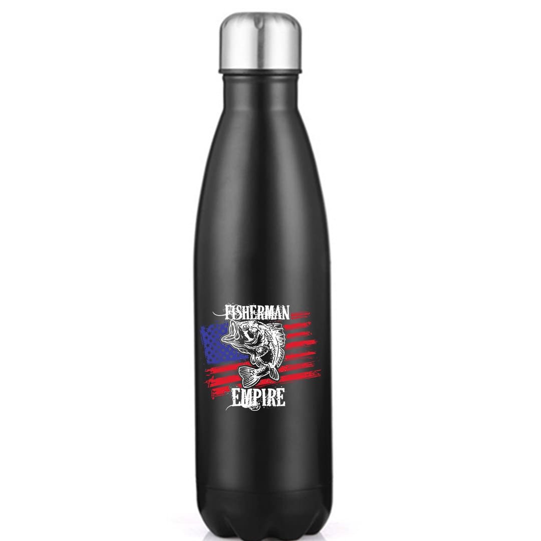 Fisherman American Empire 17oz Stainless Steel Water Bottle – Fishing Accessories