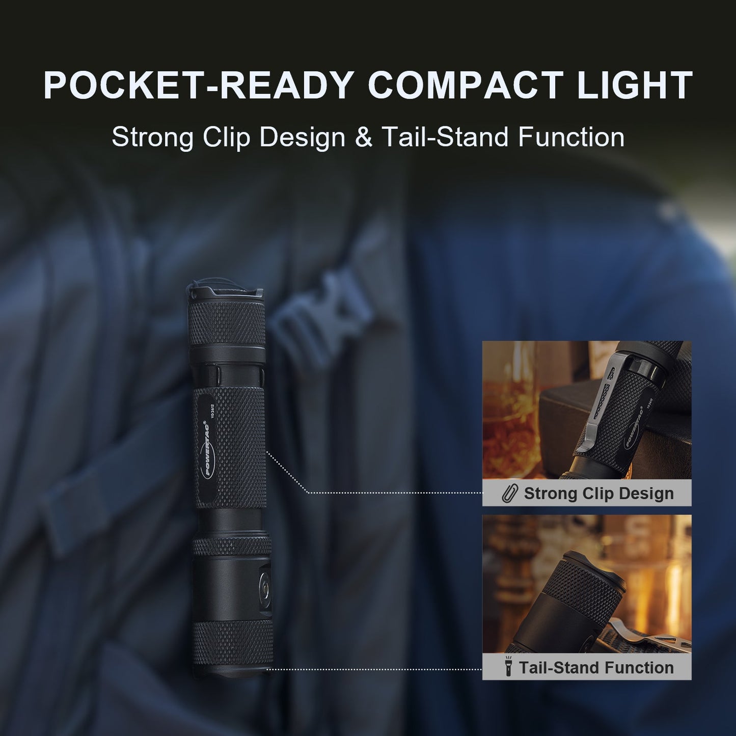 M5 Gen3 EDC High Power Flashlight – 2,030 Lumen Camping Gear