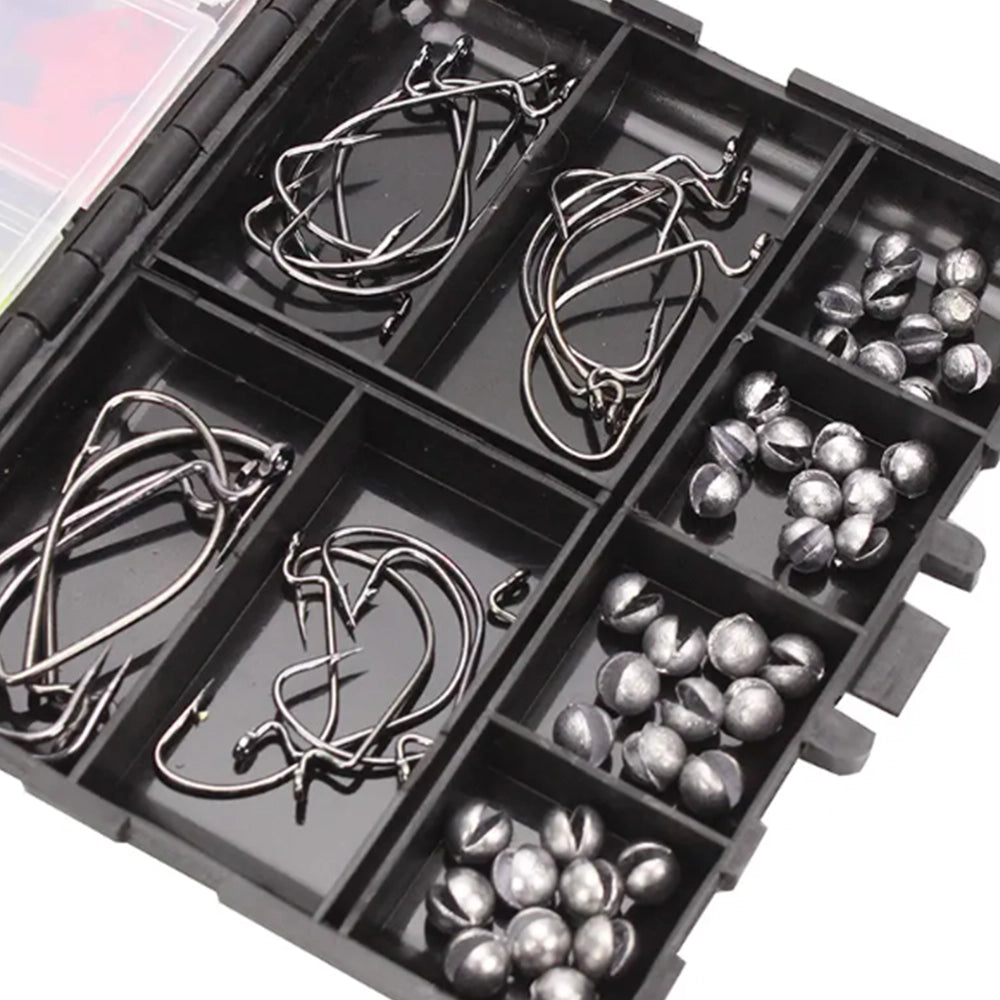 191-Piece Fishing Accessories Kit – Fishhook Lure & Tackle Box Set