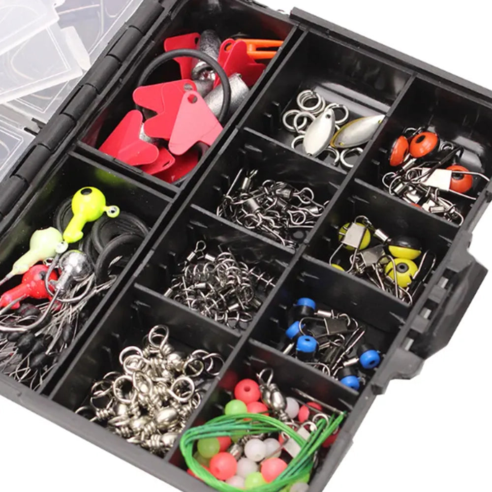 191-Piece Fishing Accessories Kit – Fishhook Lure & Tackle Box Set