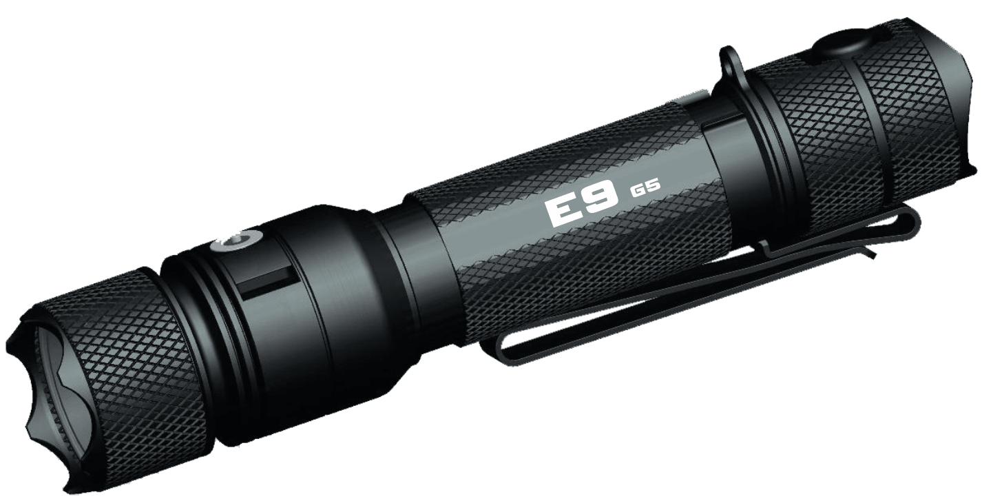 E9 GEN5 Tactical EDC Flashlight – 3,000 Lumen Long Throw Outdoor Survival Gear