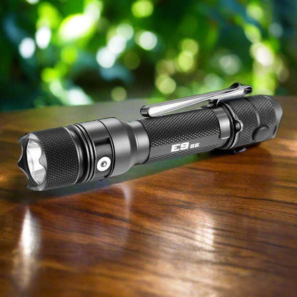 E9 GEN5 Tactical EDC Flashlight – 3,000 Lumen Long Throw Outdoor Survival Gear