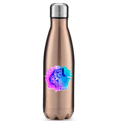 Watercolor Fishing Stainless Steel Water Bottle – Outdoor Fishing Accessories