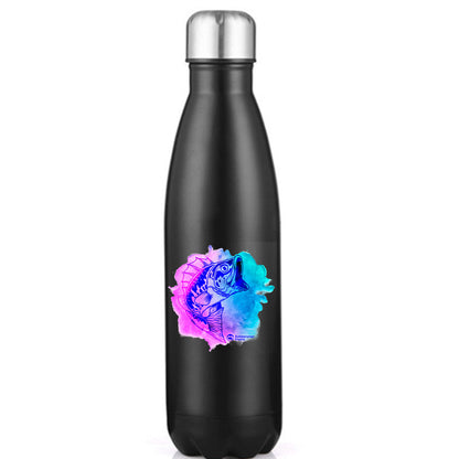 Watercolor Fishing Stainless Steel Water Bottle – Outdoor Fishing Accessories