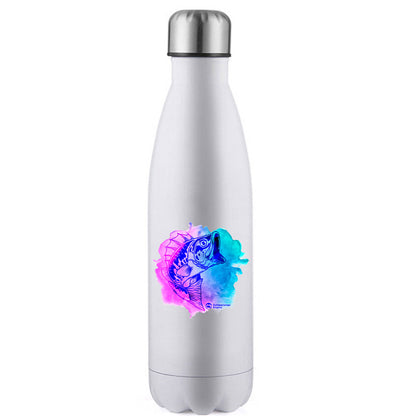 Watercolor Fishing Stainless Steel Water Bottle – Outdoor Fishing Accessories