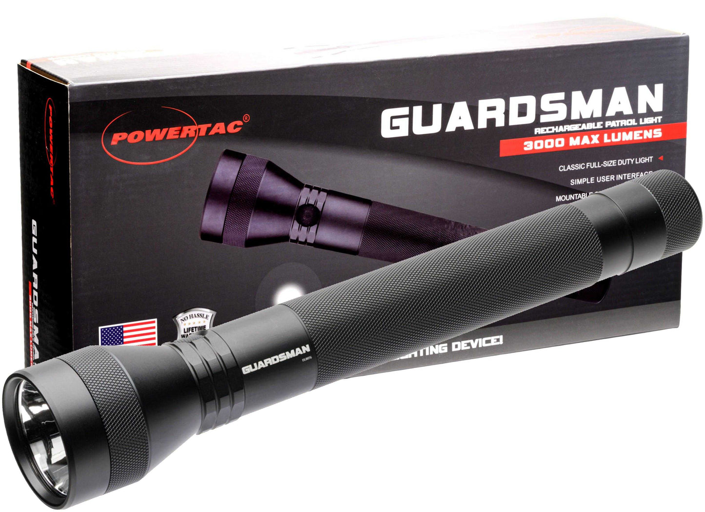 Guardsman Patrol Flashlight – 3,000 Lumen Outdoor Survival Gear