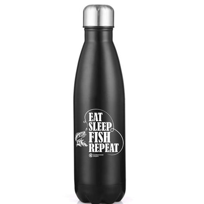 Eat Sleep Fish Repeat 17oz Stainless Steel Water Bottle – Fishing Accessories