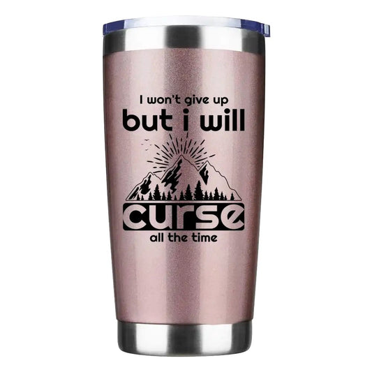 Hiking I Won't Give Up 20oz Insulated Tumbler – Hiking Essentials Gift