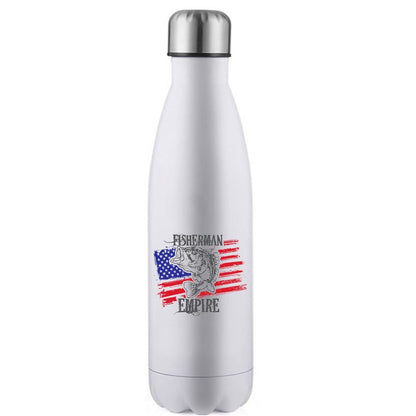 Fisherman American Empire 17oz Stainless Steel Water Bottle – Fishing Accessories