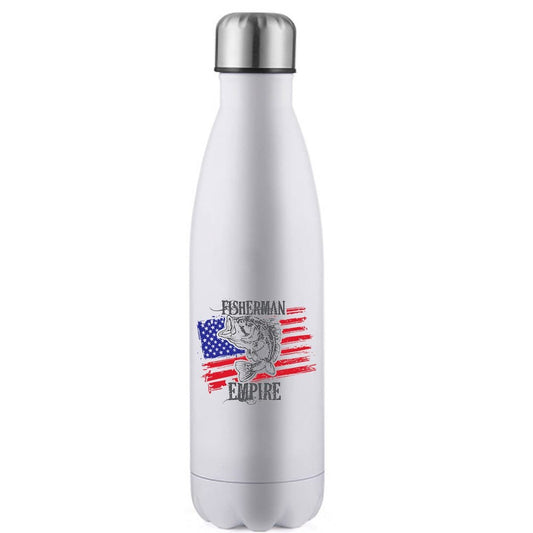 Fisherman American Empire 17oz Stainless Steel Water Bottle – Fishing Accessories