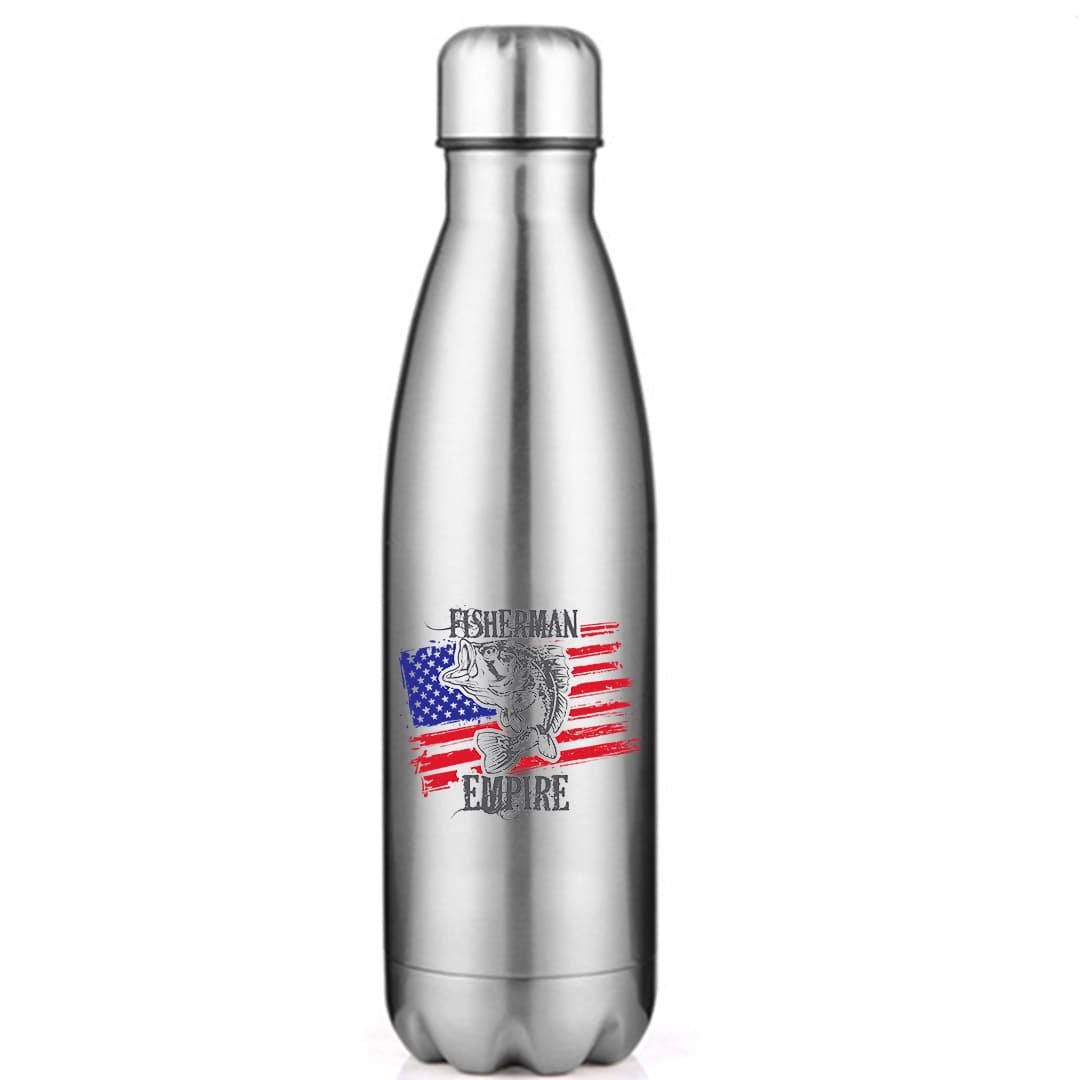 Fisherman American Empire 17oz Stainless Steel Water Bottle – Fishing Accessories