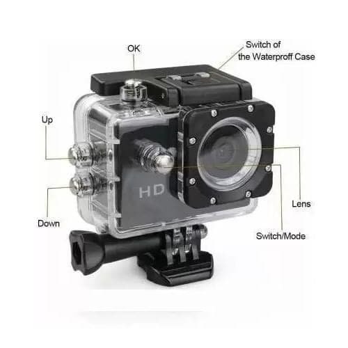 1080p Waterproof Action Camera – Outdoor Camping & Adventure Gear