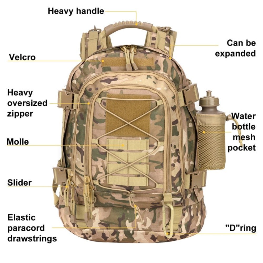 Waterproof Hiking Backpack – Lightweight Camping Outdoor Pack