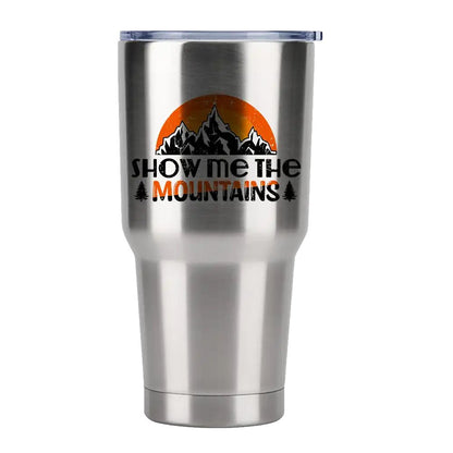 Hiking Show Me The Mountains 30oz Insulated Tumbler – Hiking Essentials